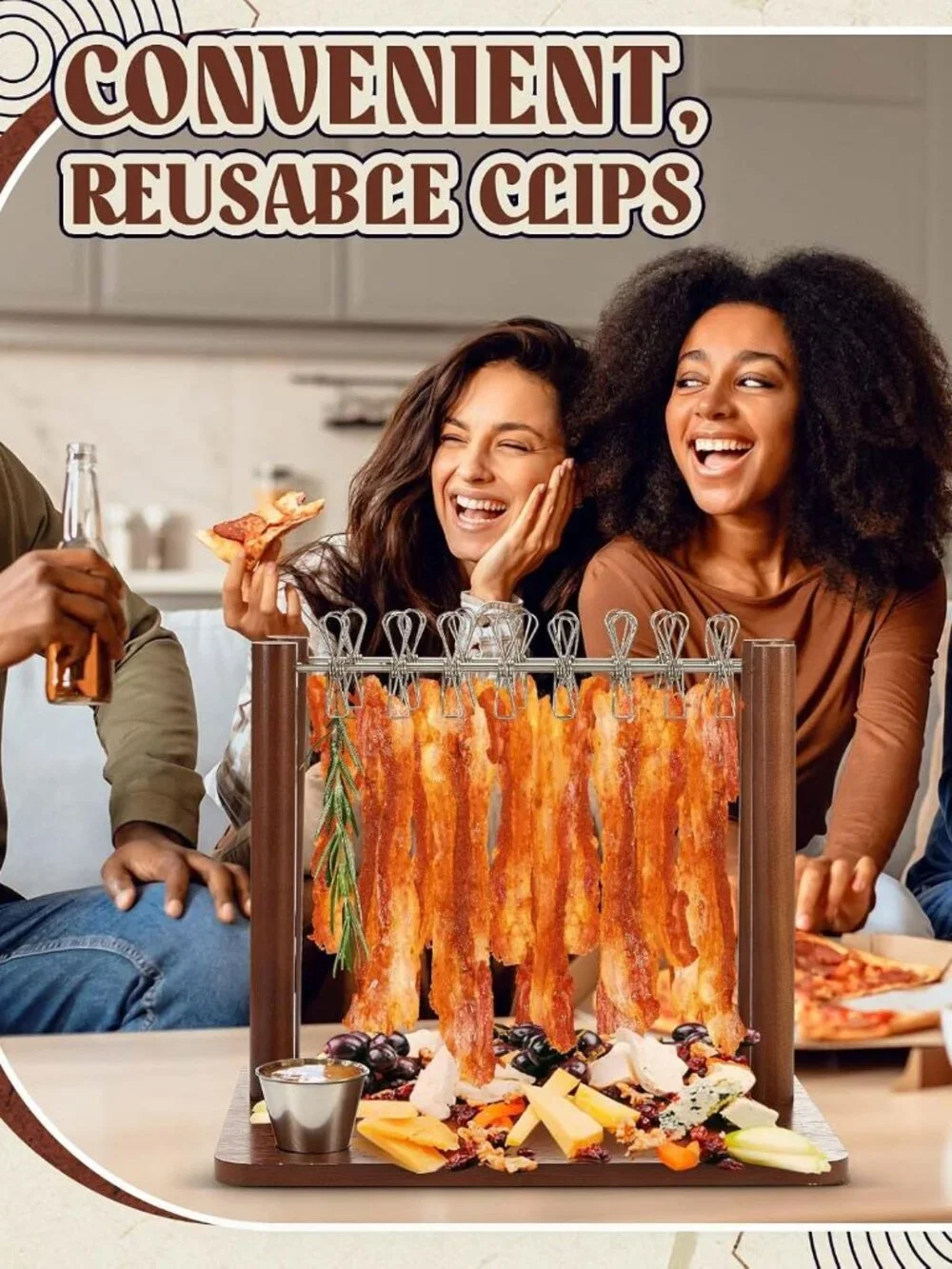 Multipurpose Portable Kitchen Grill Rack – Food Drying, Cooling & Party Utensil